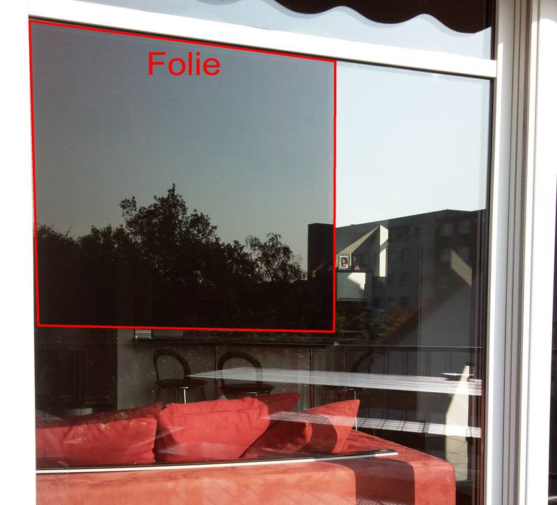 Sonnenschutzfolie Fenster Außen & Innen,Sichtschutzfolie